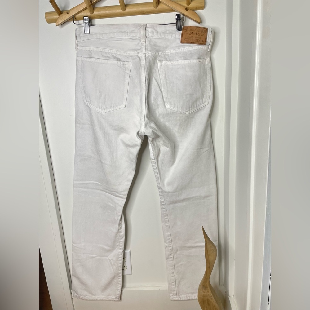 VTG Polo by Ralph Lauren Hudson White Wash The Hampton Straight Jeans